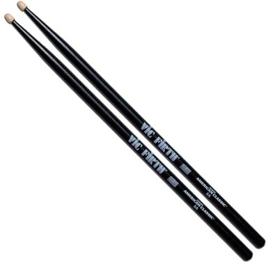 Vic Firth 5AB – Baguettes de Batterie en noyer américain, olive en bois