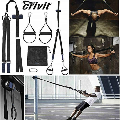 Crivit Schlingentrainer mit Türanker Workout Kraft Koordination Gleichgewicht