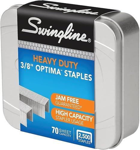 Swingline 35550 Optima Große Heftklammern 3/20,3 cm Bein 2 500/Box