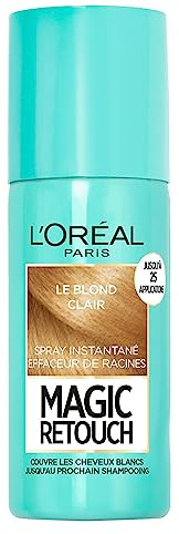 L'Oréal Paris Instant-Spray zur Korrektur von Wurzeln & weißem Haar, Magic Retouch, hellblond, 75 ml, 3 Stück