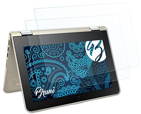 Bruni Película Protectora compatible con HP Pavilion x360 13-u003ng Protector Película, claro Lámina Protectora (2X)