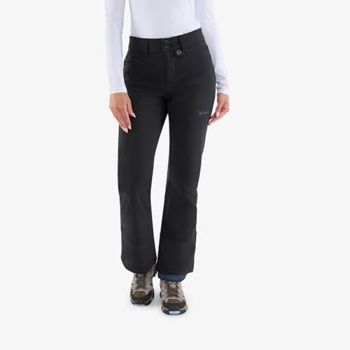 Arctix Women's Sarah Fleece-Lined Softshell Pants, Black, Large