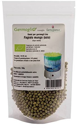 Germogliamo - Semi per germogli Bio - Fagiolo Mungo (Soia Verde)