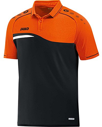 JAKO Herren Competition 2.0 Polo T-Shirt, rot/schwarz, 3XL, 6318