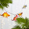 Lights4fun 12er LED Dinosaurier Lichterkette Kinderzimmer batteriebetrieben Timer Lichterkette Kinderzimmer Junge mit Timer LED Batterie Nachtlicht Dino Deko Kindergeburtstag
