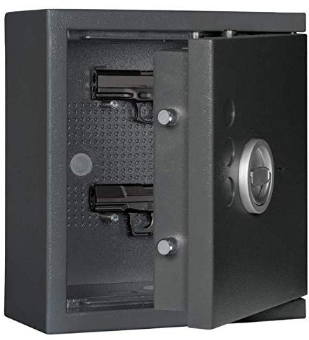 Format Kurzwaffentresor KWT 900, Doppelbartschloss mit 2 Schlüsseln, Grad 0 nach EN 1143-1, H40.5xB36xT17 cm, 36 kg