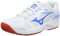 Mizuno Stealth Star Junior Handballschuh, White Fred Frenchblue, 32.5 EU