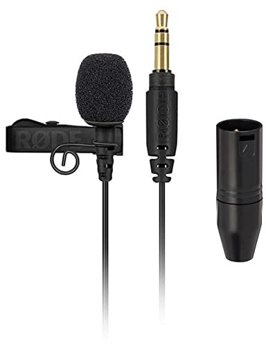 Rode Microphones Lavalier GO, Microfono LavalierNero & VXLRAdattatore per Video Mic (da 3.5 mm. mini-jack a XLR)