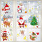 Vetrofanie Natale,Vetrofanie Natalizie,Vetrofanie Per Finestre,Natale Adesivi Porta Natale Vetrofanie Addobbi Rimovibile Adesivi Statico Fai da te Finestra Adesivi