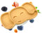 nohla ® - Ezra The Elephant - Bamboo Baby Weaning Suction Plate - 15.4 cm x 28.9cm - Spill-Proof Suction Base - Ideal from 6 Months- 100% Bamboo & FDA Silicone = Organic & BPA-Free - Grey