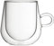 Judge Duo Latte Double Walled Glass Coffee Cup with Handle, Hollow Vacuum Sealed, Heat Resistant, Single 475ml Grande Latte Cup