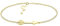 Sofia Milani - Damen Armband 925 Silber - vergoldet/golden - Pfeil Anhänger - B0319