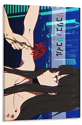 TUOAN Lycoris Recoil Background (2022) Poster Leinwand Kunst Poster und Wandkunst Bild Druck Moderne Familiendekoration Poster 30 x 45 cm