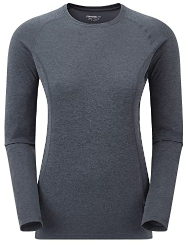 Montane Ladies Dart Long Sleeve T-Shirt Eclipse Blue 12