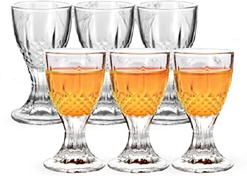 Verre à Spiritueux Diamant - Distributeur de Vin, Mini-Verre en Cristal pour Vodka et Vin Blanc (15 ml)