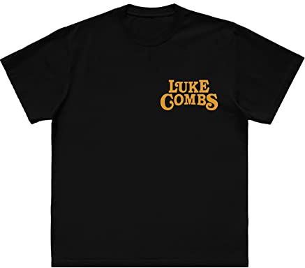 Luke Combs Unisex-Erwachsene Gettin' Old Album Tee T-Shirt, Schwarz, 3X-Groß