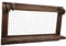 BESPORTBLE Wooden Shelf Retro Floating Shelves Wooden Wall Rack Metal Bookshelf Vintage Hanging Shelves Locker Shelf Wood Storage Wall Shelves Wall Book Shelves Old Fashioned Wooden Frame
