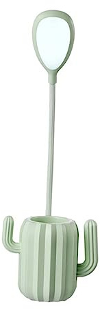 Gadpiparty LED Tischleuchte Grün mit Augenschutz, Usb, Kaktus Design | Schulanfang Deko, Pvc Gehäuse, Klappbares Design, für Büro und Schreibplatz