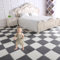 Gsogcax 10PCS Foam Play Mats for Floor 30x30cm Rugs for Living Room Soft Shaggy Rug Baby Large Interlocking Foam Play Mat Carpet Squares Anti-Skid Floor Carpet - Grey