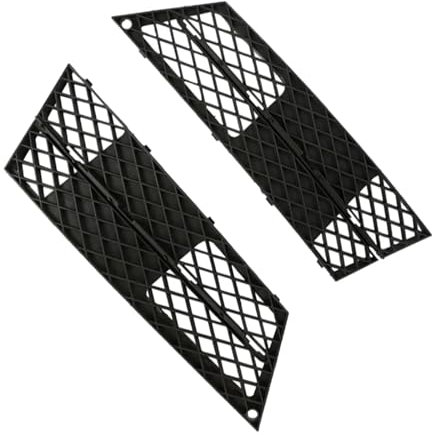 HANZOU Kühlergrillabdeckung for Nebelscheinwerfer, passend for E60 E61 528i 535i 550i 2008 2009 2010, links und rechts, 51117178098, untere Stoßstangengrillabdeckung Auto-Frontstoßstange, Nebelscheinw