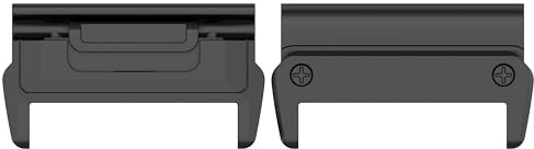 AISPORTS 22 mm Quick Fit Uhrenanschlüsse, kompatibel mit Garmin-Uhrenadaptern, 20 mm Breite, Garmin-Uhren-Ösen, Edelstahl, Metall-Verbindungsschnalle, Uhrenarmband-Adapter, Uhrenanschluss-Zubehör