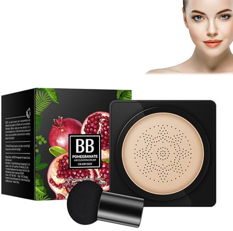 Eazerom 06 Pilzkopf Luftkissen CC Creme,BB Creme Feuchtigkeitsspendende und Aufhellende,Mushroom Head Air Cushion CC Cream,Flüssige Grundierung,für ein makelloses Make-up Lange Haltbarkeit,Natural