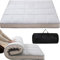 Obqer Futon Matratze klappmatratze 100x200 cm Japanische Bodenmatratze Faltbare matratze Dicke 10cm Atmungsaktive Bodenliege Gästebett für Camping Couch (Grau)