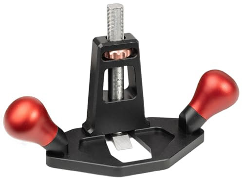 Router Plane, Mini Wood Planer, Precision Woodworking Hand Planer, Jointer Handheld Router Plane Tool, Adjustable Depth & Depth Stop for Craftsmen Carpenter DIY Trimming Cutting Rabbet Groove Dadoes