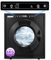 6KG Vented Tumble Dryer, FOHERE 1500W Compact Samrt Dryer, 6 Drying Mode, Double Temperature Control Protection, with Child Lock and Timer, for Apartment, Home, Dorm, RVs, Black