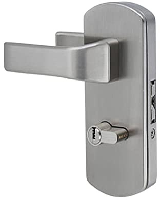 ULBTLUOYV Chain Lock Handle Door Lock for Office Showroom Glass Door Hardware Hotel Meeting Room