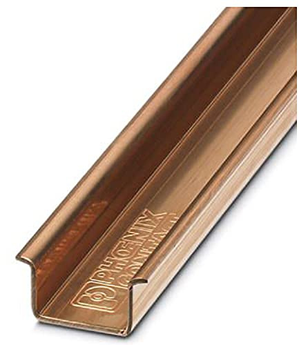 PHOENIX CONTACT NS 35/15 CU UNPERF 2000MM Tragschiene UnGelocht, Standardprofil, Ähnlich En 60715, Unbeschichtet, 35mm Breite, 15 mm Höhe, 2000mm Länge, 10 Stück