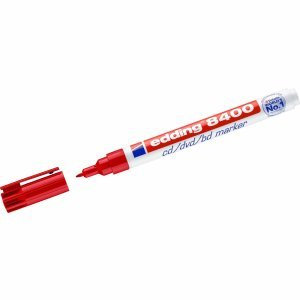 Edding CD-Marker edding 8400 ca. 0,5-1mm rot