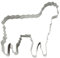 Staedter Emporte-pièce en Forme de Mouton Agneau, Argent, Acier Inoxydable, Silver, 7 cm