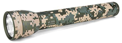 Maglite ML300L LED 3-Cell D Flashlight, Universal Camo Pattern