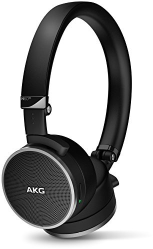 AKG N60NC erstklassiges On-Ear Kopfhörer mit Geräuschunterdrückung und Reiseetui - Schwarz (Alter Stil)