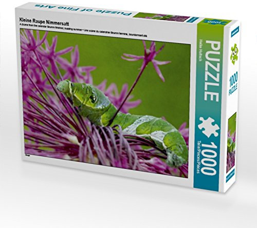 CALVENDO Puzzle Kleine Raupe Nimmersatt 1000 Teile Puzzle quer | 1000 Teile Lege-Größe 64 x 48 cm Foto-Puzzle für glückliche Stunden