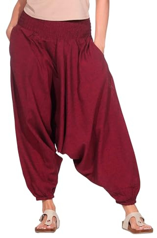 Kunst und Magie Unisex Orientalische Haremshose Pluderhose Pumphose