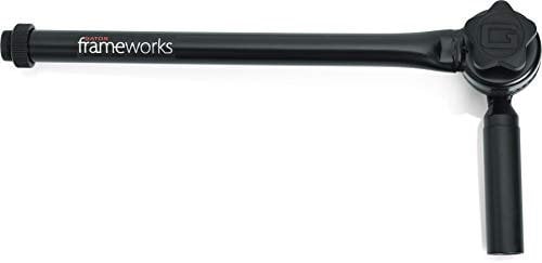 Gator Frameworks Adjustable Angled Mini Boom Arm with Interlocking Design; 9 Boom Arm (GFW-MIC-CLMPBM9)