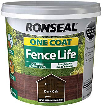 2XOne Coat Fence Life, Dark Oak, 5 Litre