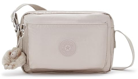 Kipling Damen Abanu M 2-in-1 Convertible Crossbody Umhängetasche, Metallic Glow