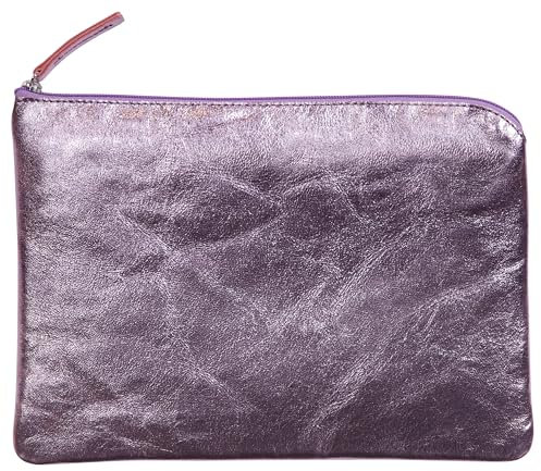 Clairefontaine 410123C - Pochette, Etui Universel 23x16 cm en Véritable Cuir, Rose