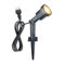 INNOVATE LED Strahler Außen 1 Stk. [LED Spots mit Stecker 230V IP 65 Kunststoff Spotlight inkl. Erdspieß Stecker Stromkabel Außenbereich] Gartenbeleuchtung mit Strom wetterfest I Outdoor und Garten