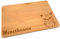 Samunshi® Holzbrett mit Gravur Eule aus Bambus Brett Frühstücksbrettchen Kinder als Holz Schneidebretter Holzbrett Küche Vesperbrett mit Motiv