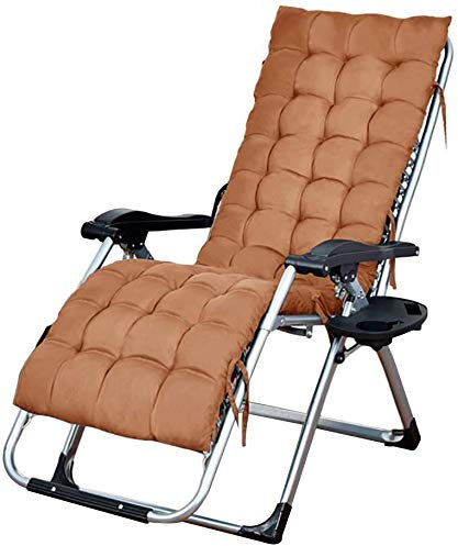 Sonnenliege Gartenstühle Klappstuhl Campingstühle Camping Leichter Klappstuhl Geeignet für Gärten, Innenhöfe, Schwimmbäder usw. 65 x 75 x 115 cm Multifunktionsstuhl (Farbe, Grau), Braun