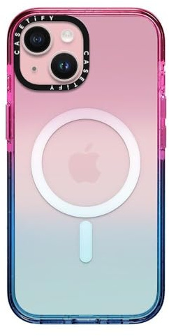 CASETiFY Impact Case for iPhone 15 [4X Military Grade Drop Tested / 8.2ft Drop Protection/Compatible with Magsafe] - Cotton Candy