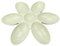 Bols d'eau de Nourriture pour Chat Mangeoire en Plastique pour Animaux de Compagnie Mangeoire Multiple pour Chat en Forme de Fleur 6 Bols Plat d'alimentation pour Animaux de Compagnie 6 Repas(Vert)