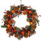 XL Christmas Wreath - Willow Wicker Backed Christmas Door Wreath with Faux Berry & Pine Cone Decorations Traditional Style Indoor/Outdoor Garland Xmas Decoration