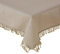 Tischdecke Gartentischdecke oval Weichschaum rutschfest Outdoor PVC wetterfest Terrasse Balkon (Beige, 160x220 cm oval)