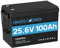 Oasesenergy LiFePO4 24V 100AH Lithium Batterie mit 100A BMS,Verbesserte Mini-Größe, 4000-15000 Zyklen, 2560Wh Nutzbare Energie für HeimSolaranlage,Wohnmobil, Camping, Boote, Off-Grid-Anwendungen