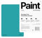 Hemway - Peel & Stick Sample for Our Interior Paint - Tropical Blue | A5 Damage-Free, Accurate Colour Swatch | Test Our Matt Finishes for Interior Decor | Easy to use and eco-friendly